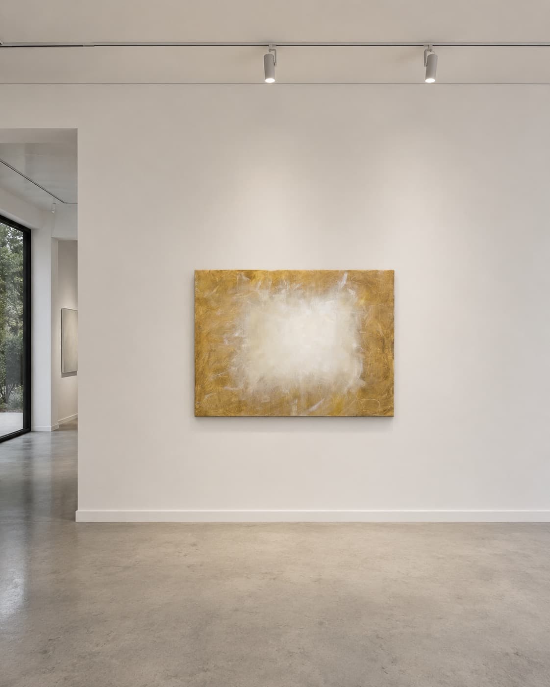 Burnished Light shown installed in a minimal gallery space