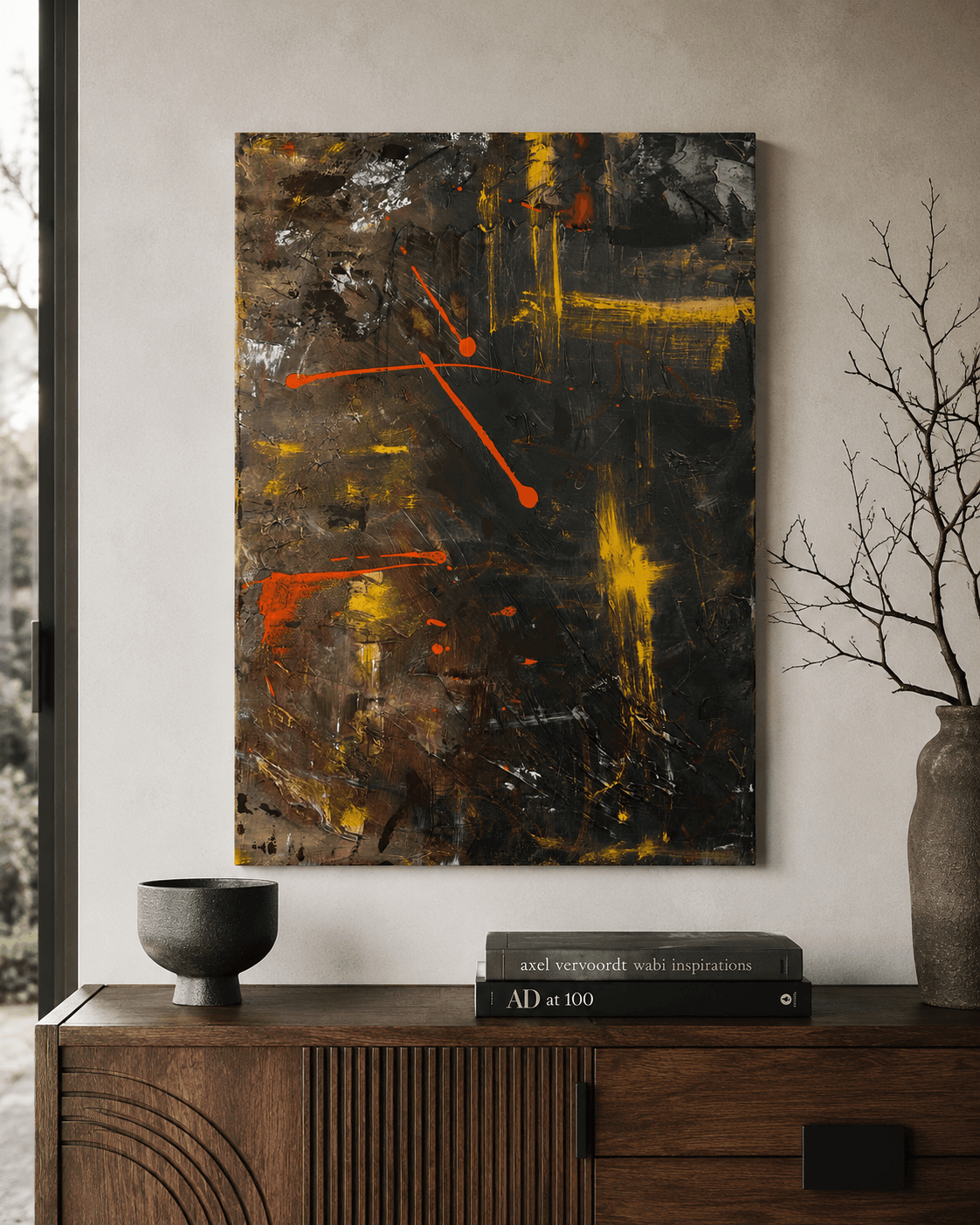 Ember Cross shown installed in a dining room