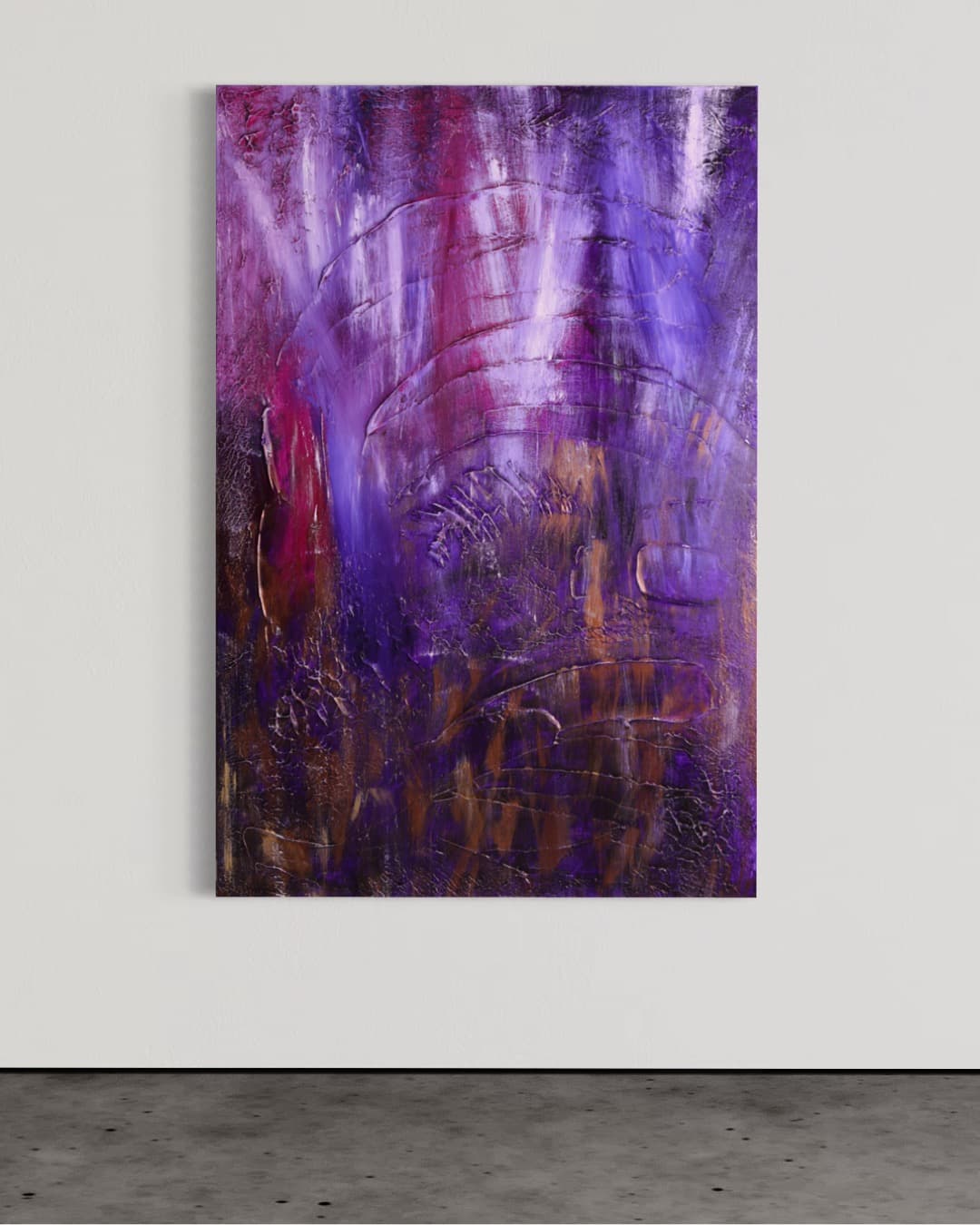 Nebula shown installed on a clean white wall